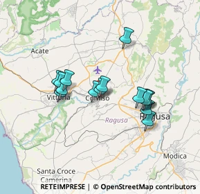 Mappa Via Piero Gobetti, 97013 Comiso RG, Italia (6.55333)