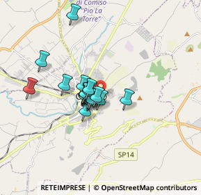 Mappa Via Caravaggio, 97013 Comiso RG, Italia (1.242)