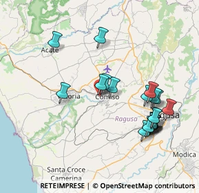 Mappa Contrada Giardinello, 97013 Comiso RG, Italia (8.8565)