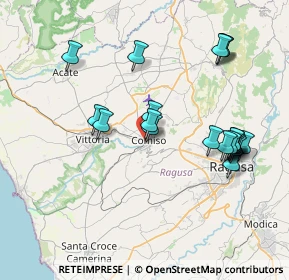 Mappa Via Antonio Pacinotti, 97013 Comiso RG, Italia (8.8605)