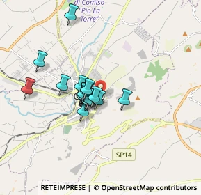 Mappa Via Canicarao, 97013 Comiso RG, Italia (1.3075)