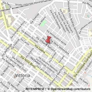 Mappa Via rattazzi 230, 97019 Vittoria, Ragusa (Sicilia)