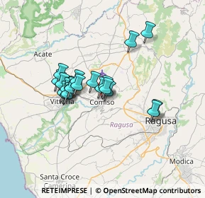 Mappa Via degli Ontani, 97013 Comiso RG, Italia (5.8485)
