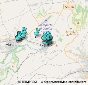 Mappa Via Ho Chi Min, 97013 Comiso RG, Italia (2.759)