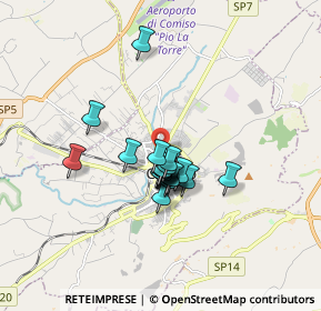 Mappa Via dei Larici, 97013 Comiso RG, Italia (1.2765)