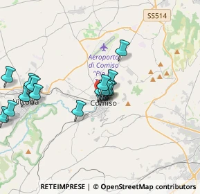 Mappa Via dei Larici, 97013 Comiso RG, Italia (4.02833)