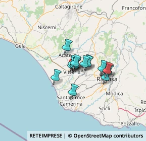 Mappa Via Guido de Ruggero, 97019 Vittoria RG, Italia (8.325)