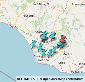 Mappa Via Generale Diaz, 97019 Vittoria RG, Italia (11.18563)