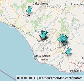 Mappa Via Generale Diaz, 97019 Vittoria RG, Italia (11.40833)