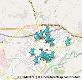 Mappa Via Generale Diaz, 97019 Vittoria RG, Italia (0.81077)