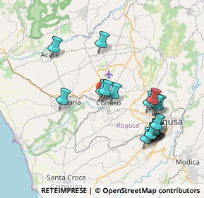 Mappa Via Biscari, 97013 Comiso RG, Italia (8.76842)