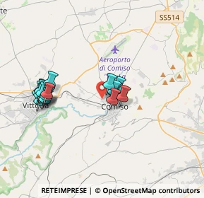 Mappa Via Biscari, 97013 Comiso RG, Italia (3.82176)