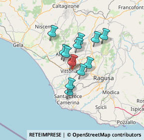 Mappa Via Rosario Giurato, 97019 Vittoria RG, Italia (10.3475)