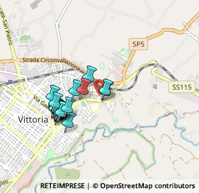 Mappa Via Rosario Giurato, 97019 Vittoria RG, Italia (0.9225)