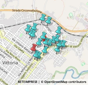 Mappa Via Erasmo Venusti, 97019 Vittoria RG, Italia (0.3455)