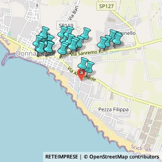 Mappa Via Spadafora, 97018 Scicli RG, Italia (0.58519)