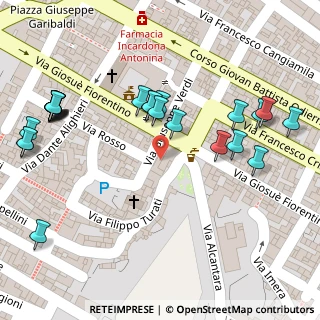 Mappa Piazza Sant'Angelo, 92020 Palma di Montechiaro AG, Italia (0.075)