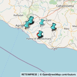 Mappa 92020 Palma di Montechiaro AG, Italia (12.0745)