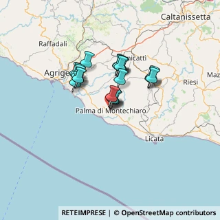 Mappa 92020 Palma di Montechiaro AG, Italia (11.091)