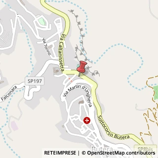 Mappa Via Caltanissetta, 1, 93011 Butera, Caltanissetta (Sicilia)