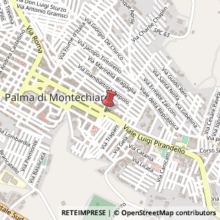 Mappa Via Tenente Franzoni, 11, 92020 Palma di Montechiaro, Agrigento (Sicilia)