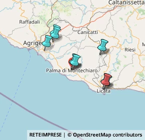 Mappa Corso G. B. Odierna, 92020 Palma di Montechiaro AG, Italia (12.28364)