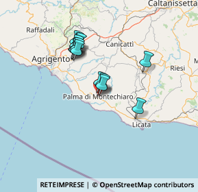 Mappa Corso G. B. Odierna, 92020 Palma di Montechiaro AG, Italia (12.76615)