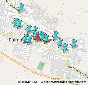 Mappa Corso G. B. Odierna, 92020 Palma di Montechiaro AG, Italia (0.4085)