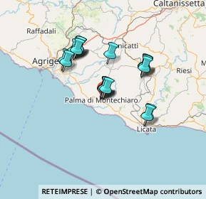 Mappa Via Repubblica, 92020 Palma di Montechiaro AG, Italia (12.197)