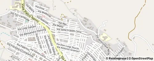 Mappa Palma di Montechiaro