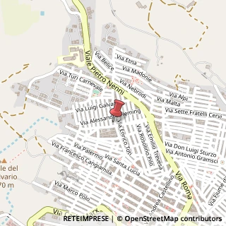 Mappa Via Guglielmo Oberdan, 74, 92020 Palma di Montechiaro, Agrigento (Sicilia)