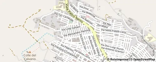 Mappa Palma di Montechiaro