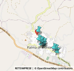Mappa Via Martiri di Belfiore, 92020 Palma di Montechiaro AG, Italia (0.81462)