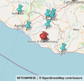 Mappa Via Martiri di Belfiore, 92020 Palma di Montechiaro AG, Italia (18.41333)