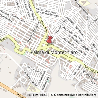 Mappa Piazza liberta' 1, 92020 Palma di Montechiaro, Agrigento (Sicilia)