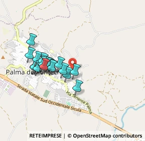Mappa Via Renato Viganò, 92020 Palma di Montechiaro AG, Italia (0.905)