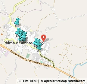 Mappa Via Renato Viganò, 92020 Palma di Montechiaro AG, Italia (1.06077)