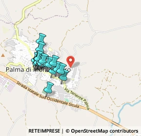 Mappa Via Renato Viganò, 92020 Palma di Montechiaro AG, Italia (0.9225)