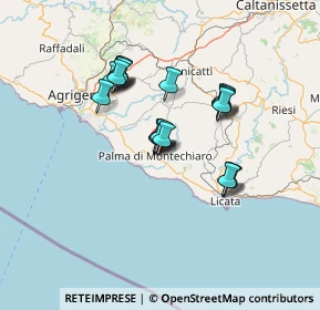 Mappa Via Renato Viganò, 92020 Palma di Montechiaro AG, Italia (12.242)
