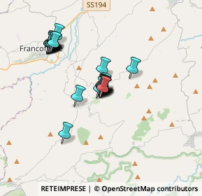 Mappa Via Regina Magherita, 96015 Francofonte SR, Italia (3.416)