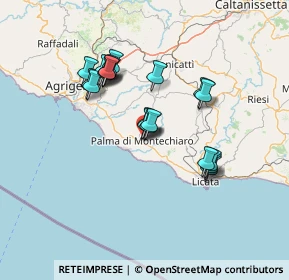 Mappa Via Piero della Francesca, 92020 Palma di Montechiaro AG, Italia (13.3405)