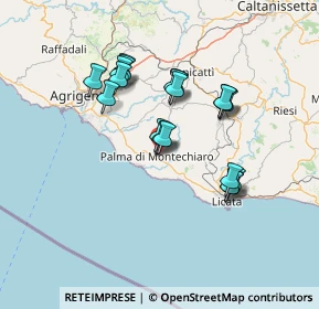 Mappa Via Vittorio de Sica, 92020 Palma di Montechiaro AG, Italia (13.48105)