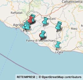Mappa Via Vittorio de Sica, 92020 Palma di Montechiaro AG, Italia (13.13)