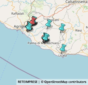 Mappa Via Vittorio de Sica, 92020 Palma di Montechiaro AG, Italia (12.017)