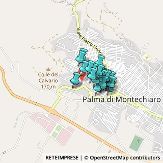 Mappa Via Amerigo Vespucci, 92020 Palma di Montechiaro AG, Italia (0.26667)