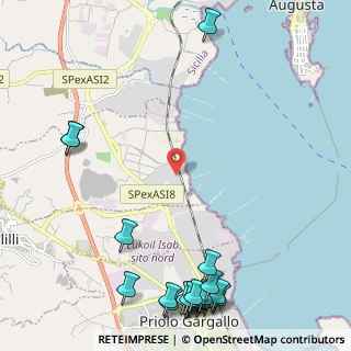 Mappa Contrada di Megara Giannalena, 96011 Augusta SR, Italia (3.7415)