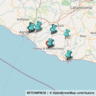 Mappa Via Roma, 92020 Palma di Montechiaro AG, Italia (14.2185)