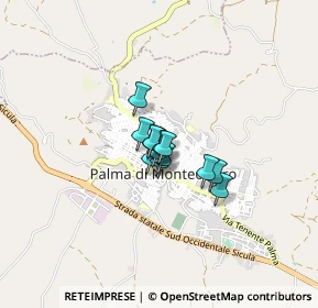 Mappa Via Arturo Toscanini, 92020 Palma di Montechiaro AG, Italia (0.42385)