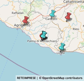 Mappa Via Arturo Toscanini, 92020 Palma di Montechiaro AG, Italia (12.41417)