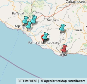 Mappa Via Arturo Toscanini, 92020 Palma di Montechiaro AG, Italia (13.14083)